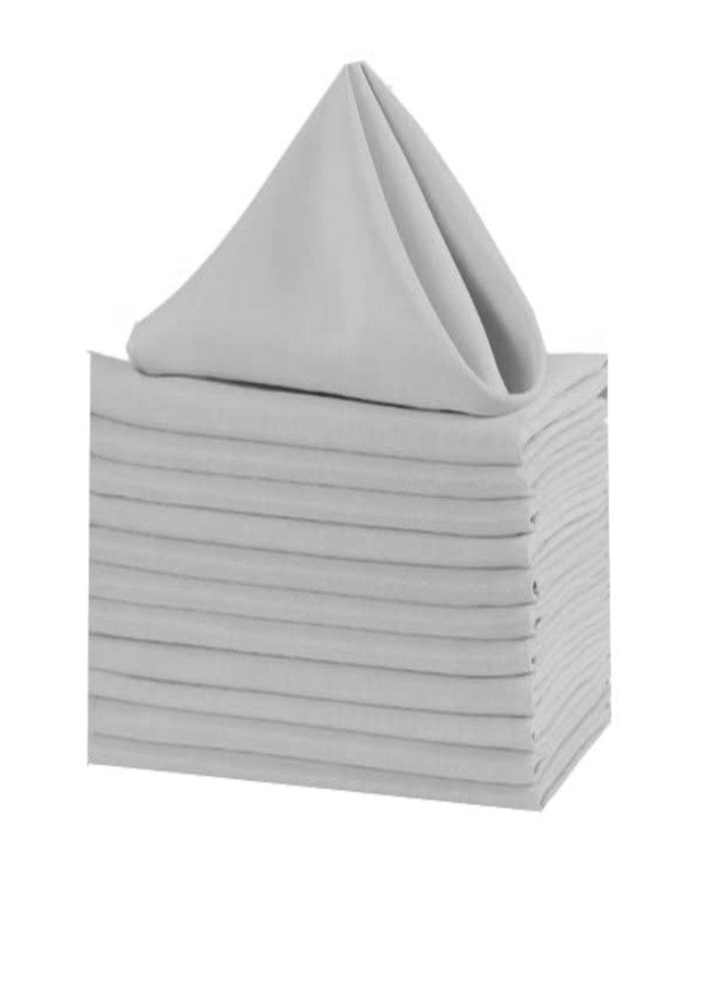 SHEETS STARGAZER Cotton Cloth Pack of 6 Napkin Dinner Napkins for Cocktail Parties 100% Cotton 14 X 14 Inch Size Use in Parties Wedding Dinner Decoration and Daily use Napkins-Light Grey - Image 1