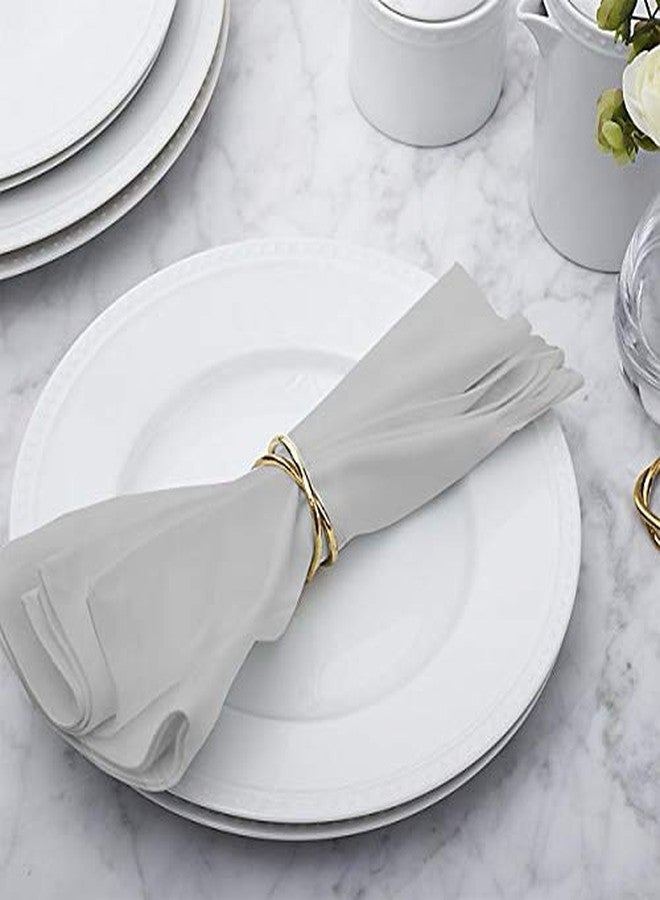 SHEETS STARGAZER Cotton Cloth Pack of 6 Napkin Dinner Napkins for Cocktail Parties 100% Cotton 14 X 14 Inch Size Use in Parties Wedding Dinner Decoration and Daily use Napkins-Light Grey - Image 2