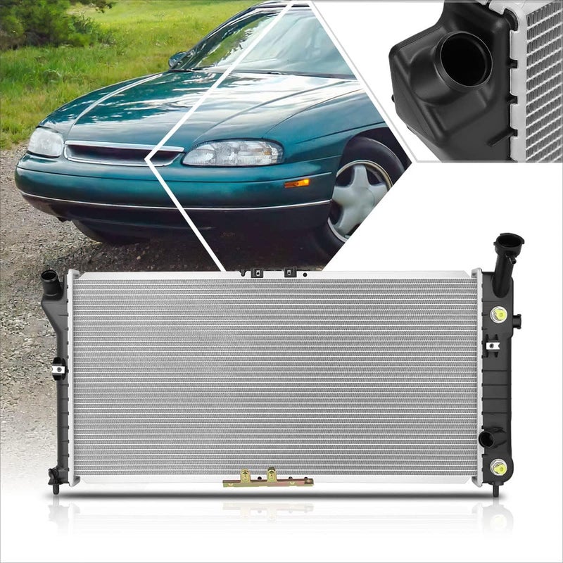 PM Performotor Factory Style Aluminum Core Radiator Compatible with 96-01 Chevy Lumina/Monte Carlo DPI-2251 - Image 1