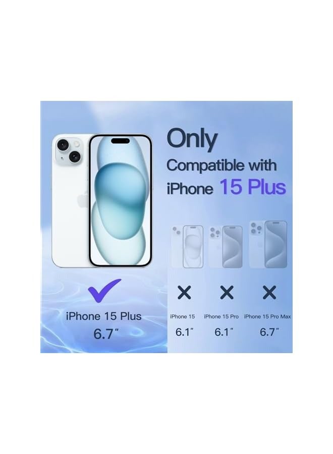 JETech Privacy Screen Protector for iPhone 15 Plus 6.7-Inch, Anti-Spy Tempered Glass Film with Easy Installation Tool, 2-Pack - Image 3