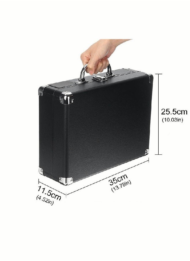 Generic - Record Player 3speeds with Built-in Stereo Speakers Turntable for Vinyls Supports USB RCA Output/Headphone Jack MP3  Mobile Phone Music Player Suitcase Record Player  Bluetooth Suitcase Record Player - Image 1