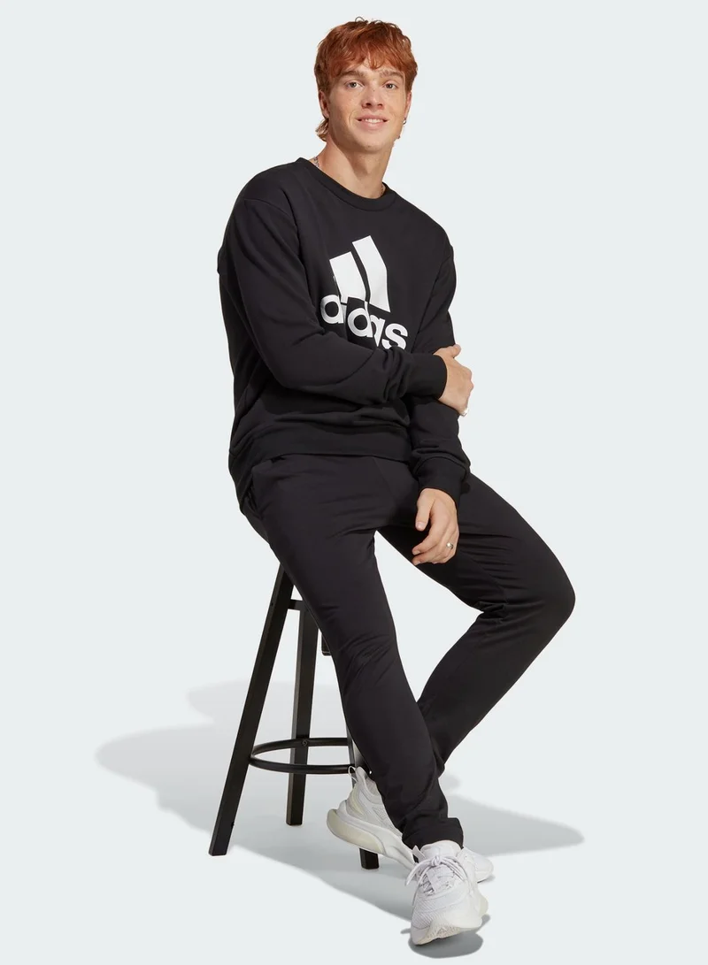 Adidas Small Logo Single Jersey Tapered Open Pants