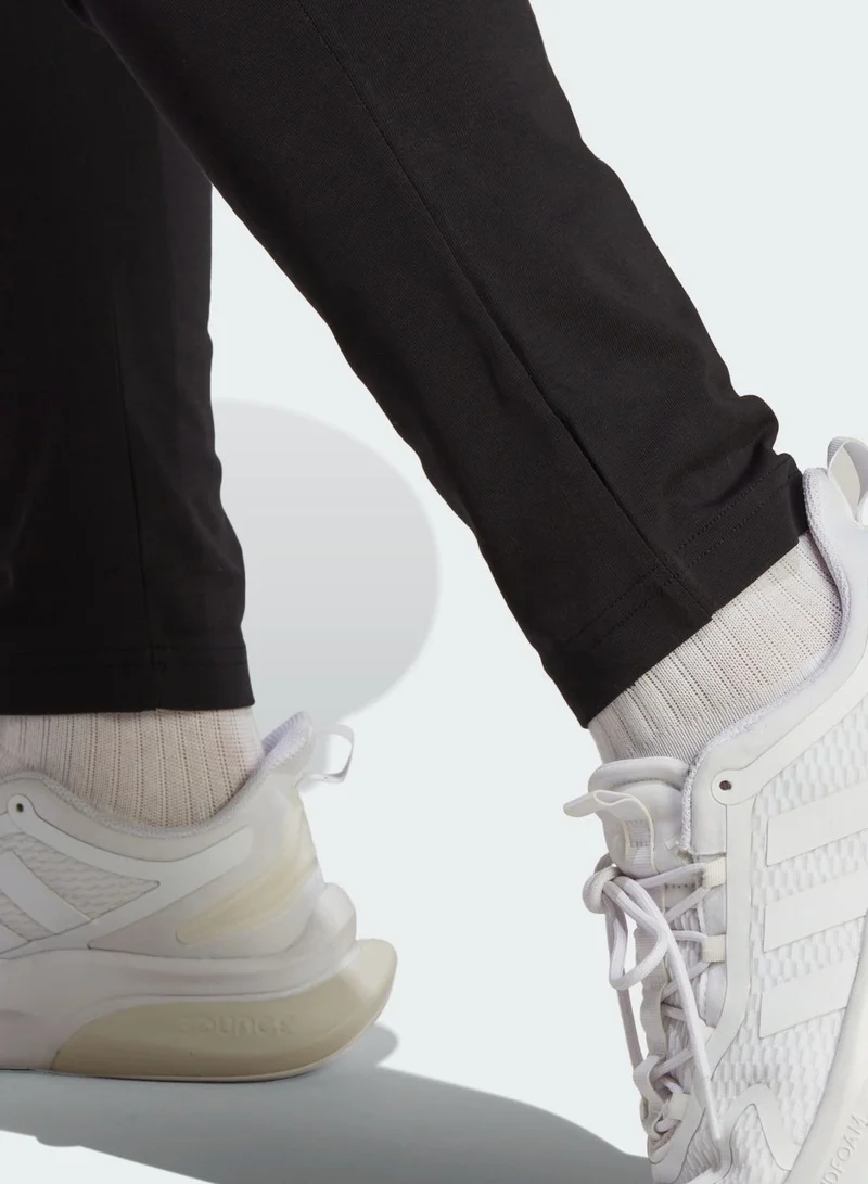 Adidas Small Logo Single Jersey Tapered Open Pants