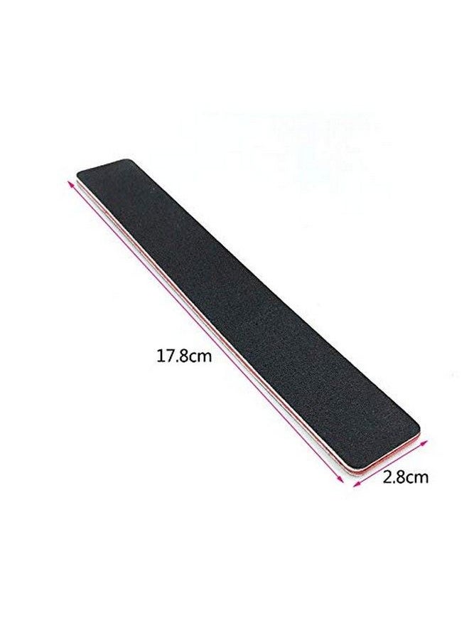 10Pcs Black 60/60 Grit Rectangle Professional Washable Duplex Scrub Waterproof Double Sided Nail Files Block Emery Board Cosmetic Manicure Pedicure Nail Art Care Sanding Buffer Buffing Tools Supply - pzsku/Z526C4132B79456C634E9Z/45/_/1688972740/51a04293-907d-4ec9-80da-bff9edff2217