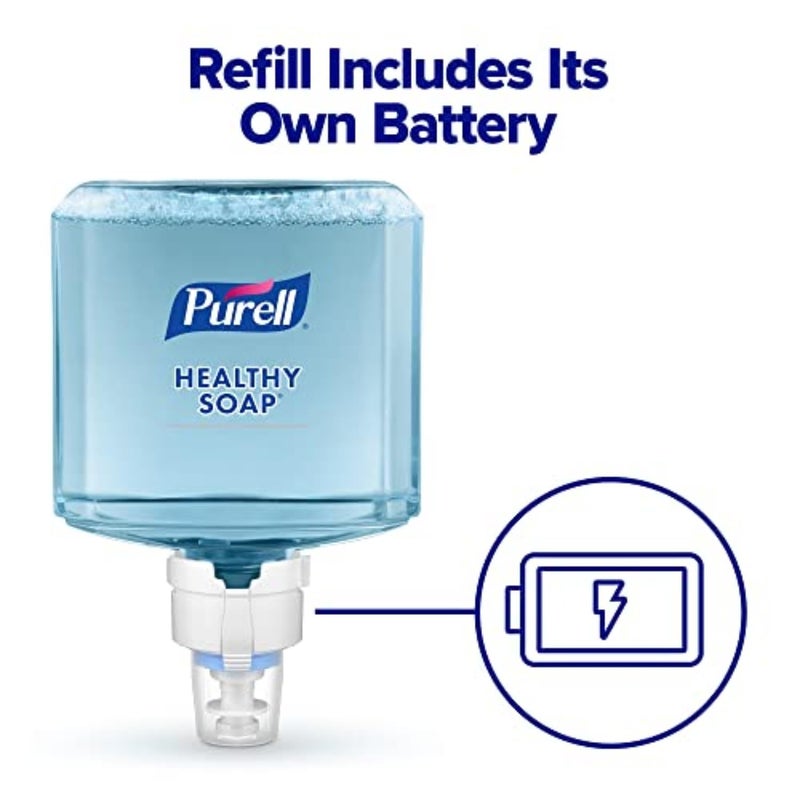 PURELL Brand HEALTHY SOAP Gentle and Free Foam, Fragrance Free, 1200 mL Refill for PURELL ES8 Automatic Soap Dispenser (Pack of 2) - 7772-02 - Manufactured by GOJO, Inc. - Image 3