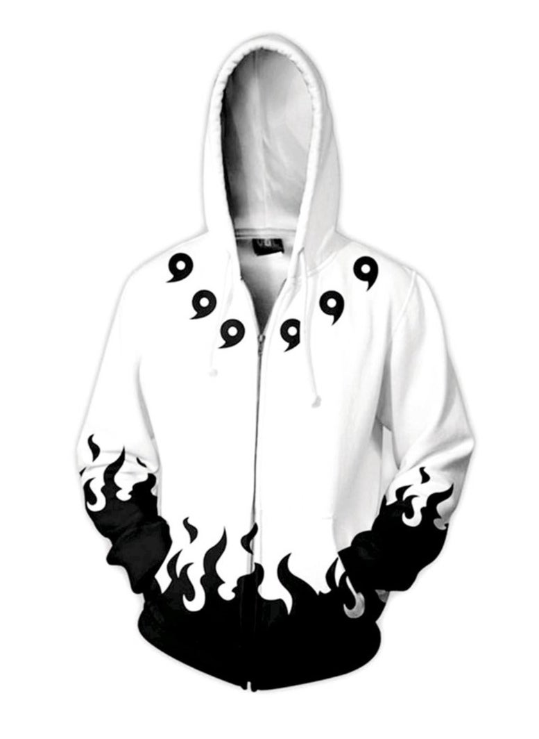 HALAMODO - Unisex Hoodies Long-Sleeved Printed Tops Casual Sweatshirts Soft Sportswear Fashion Youth Pullovers with Drawstrings and Large Pockets for Daily Wear - Image 1