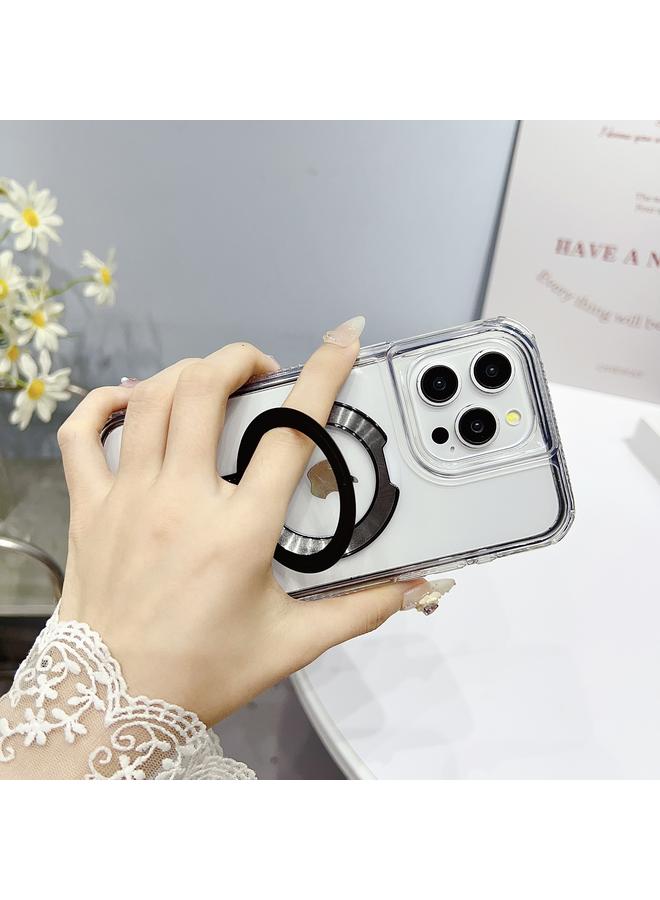 S-TOP Case For iPhone 15 Pro Max Translucent 3 in 1 Holder MagSafe Phone Case - Image 4