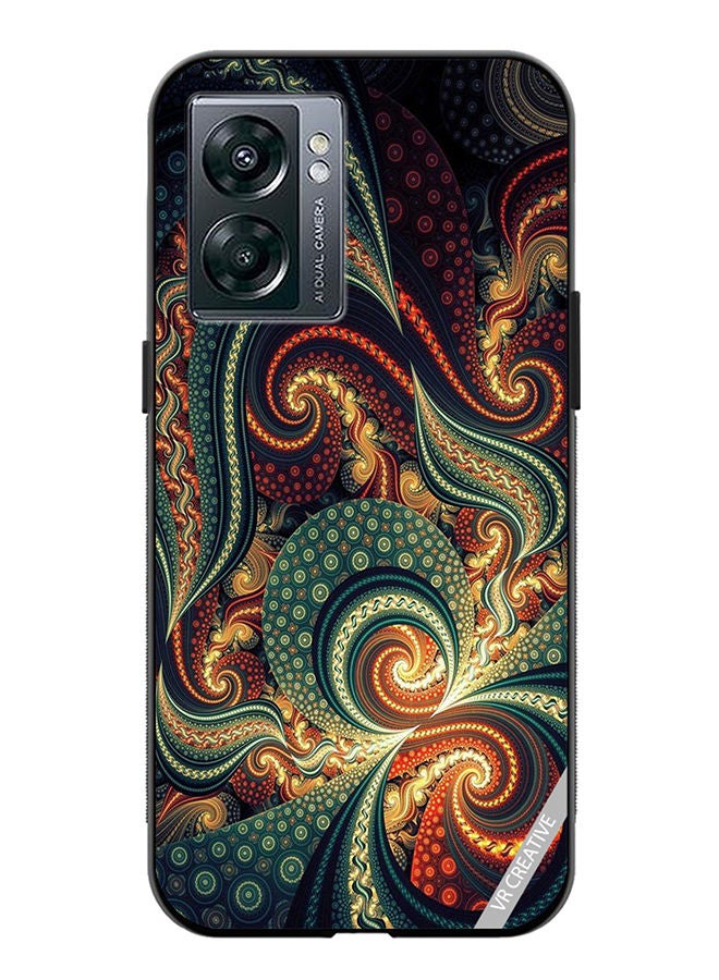 VR CREATIVE Protective Case Cover For OnePlus Nord N300 Pastel Green Design Multicolour - Image 1