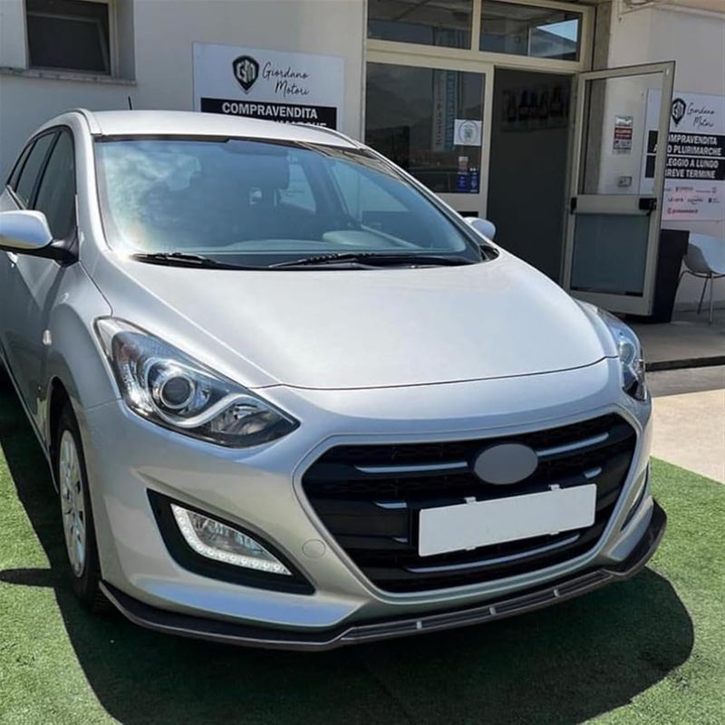 QASULER Front Bumper Lip Spoiler for Hyundai I30 MK2 MK2.5 - Image 3