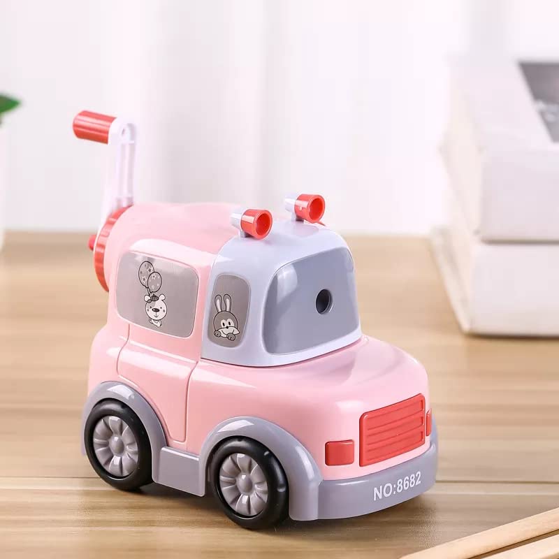 Crackles Cute Car Pencil Sharpener with Big Storage Capacity for Toddlers| School Stationery Gift for Kids- Assorted Colors., Pack of 1 - Image 5