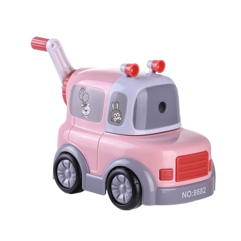 Crackles Cute Car Pencil Sharpener with Big Storage Capacity for Toddlers| School Stationery Gift for Kids- Assorted Colors., Pack of 1 - Image 2