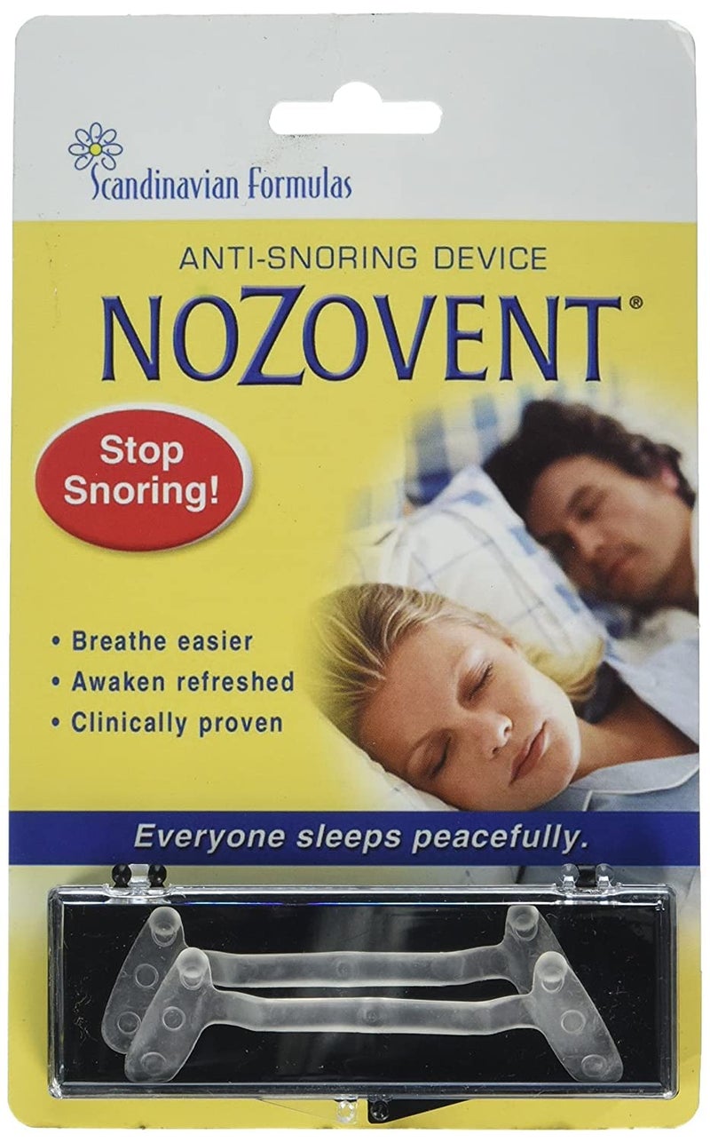 Scandinavian Formulas Nozovent Anti-Snoring Device, 2 Count - Image 1