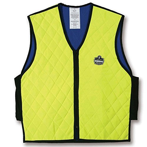 Ergodyne Cooling Workwear Embedded Polymers, Zipper Closure Tools, Lime, 3X-Large US - Image 4