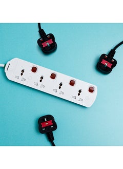 Olsenmark Olsenmark Extension Socket, 4 Way 2M Power Extension Cord OMES1810D  - Image 4