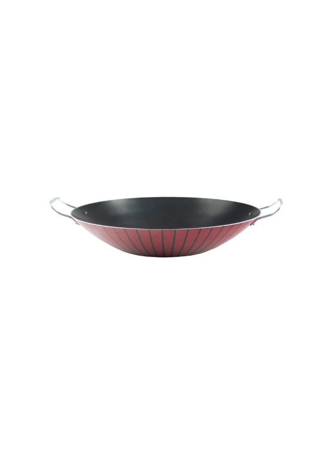 Bister Classy Wok With 2 Side Handle  Aluminium Layered With Tefloan Coating 38Cm Dark Red` - pzsku/Z526CE51696E083D731FBZ/45/_/1698150510/8577bb25-8627-47fa-b76c-ac9bb0681148