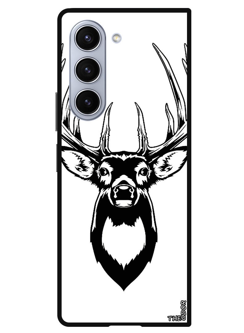 Theodor Protective Case Anti Scratch Shock Proof Bumper Cover For Samsung Galaxy Z Fold 6 Deer 6 - Image 1