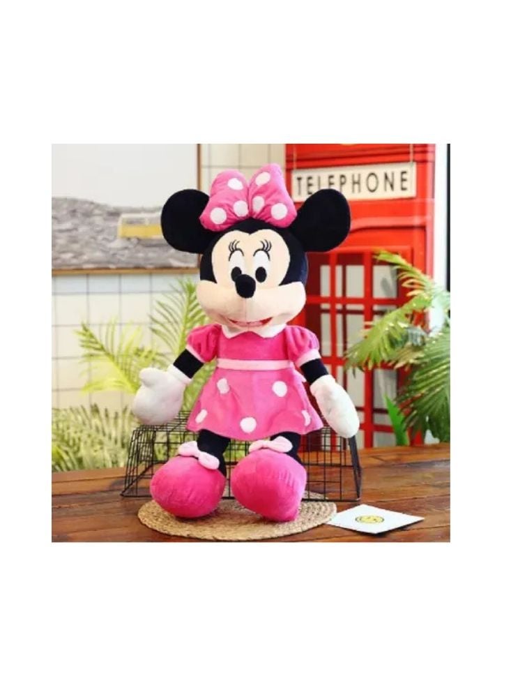 بريميم لعبة ميني ماوس المحشوة – فستان وردي لطيف للفتيات. - Image 1