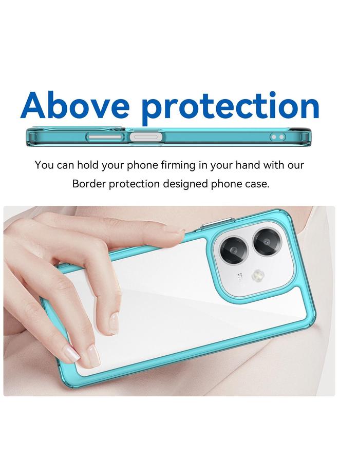 S-TOP Case For OPPO A3X 4G Colorful Series Acrylic Hybrid TPU Phone Case - Image 4