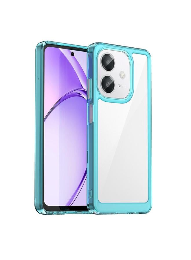 S-TOP Case For OPPO A3X 4G Colorful Series Acrylic Hybrid TPU Phone Case - Image 1