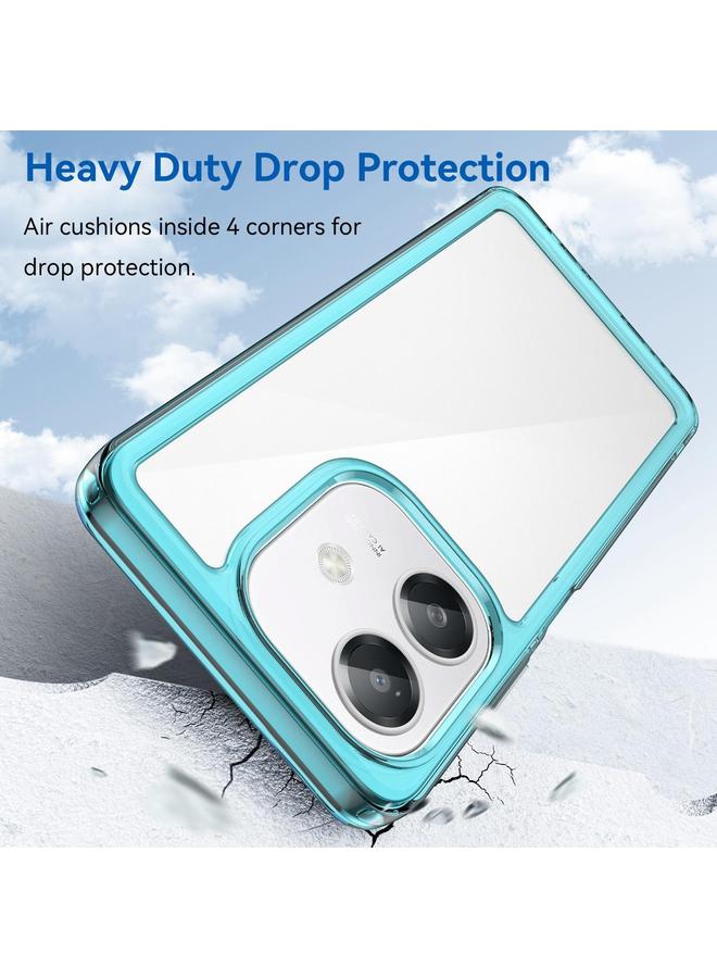 S-TOP Case For OPPO A3X 4G Colorful Series Acrylic Hybrid TPU Phone Case - Image 3