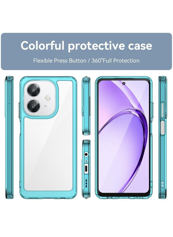 S-TOP Case For OPPO A3X 4G Colorful Series Acrylic Hybrid TPU Phone Case - Image 2