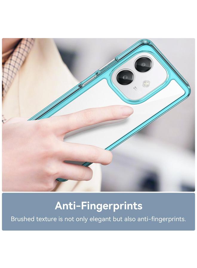 S-TOP Case For OPPO A3X 4G Colorful Series Acrylic Hybrid TPU Phone Case - Image 5