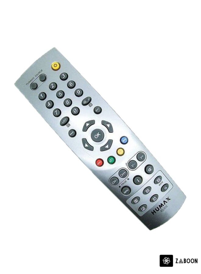 Zaboon Receiver Remote Controller For Humax TV Silver