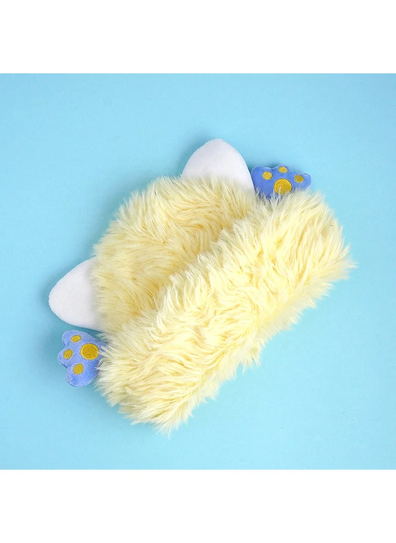 صندوق المفاجآت الصغيرة Yellow Furry Monster 3D Style Winter Cap/Beanie For Kids