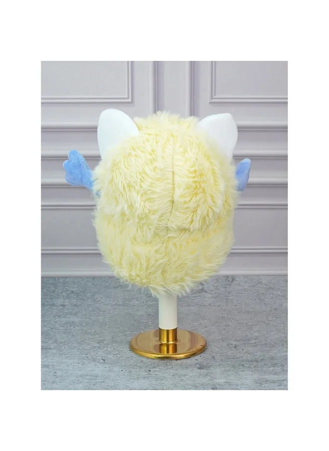 صندوق المفاجآت الصغيرة Yellow Furry Monster 3D Style Winter Cap/Beanie For Kids