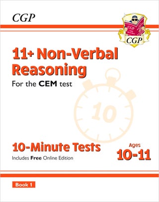 11+ CEM 10-Minute Tests: Non-Verbal Reasoning - Ages 10-11 Book 1 (with Online Edition) - pzsku/Z526D34B811984EE4E000Z/45/_/1732721039/cc61c8d8-535e-4690-a8c4-706308405158