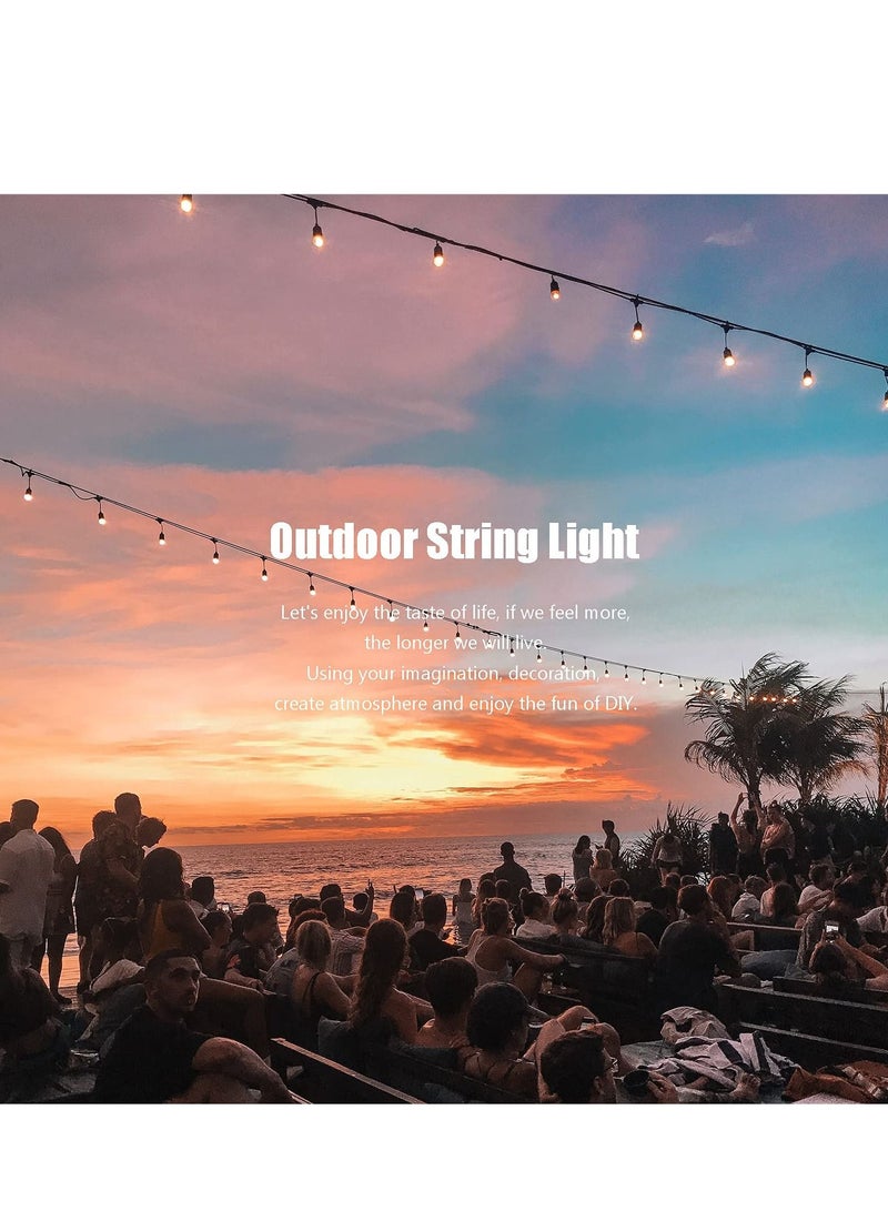 String Light Hanging Kit with 164 Ft Nylon Coated 304 Stainless Steel Wire Rope Suspension Guide Turnbuckles and Hooks for Patio Backyard Lighting Accessories - Image 4