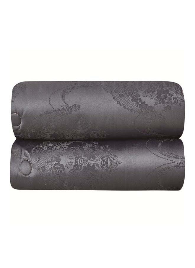Hours - Hours comforter set with a durable and soft jacquard fabric and a modern and distinctive pattern that satisfies all tastes, 4 pieces, single size - Image 1