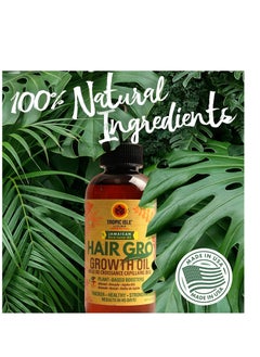 Tropic Isle Living Tropic Isle Living Hair Gro Growth Oil 4oz | Organic Jamaican Black Castor Oil with Almond, Avocado & Jojoba Oils | Promotes Hair Growth | Prevents Breakage, Hair Loss, Shedding  - Image 4