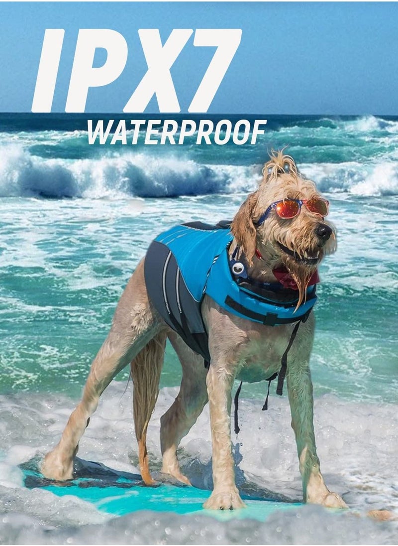 SYOSI - 2 Pack Waterproof Air Tag Dog Collar Holder,  Compatible with Aritag Air Tag Airtags Dog Holder Screw on Dog Collar Waterproof Case Shockproof Silicone Mount for Medium Large Active Dogs(M) - Image 1
