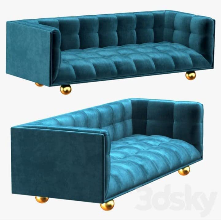 AAKASH DECOR Sofa Furniture Legs 3 Inches 8 Cms PVD Gold Ball Shape Furniture Legs Set of 4 - Image 2