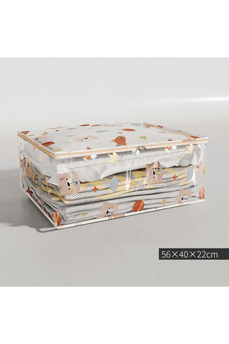 Medium Large Capacity Household Clothes Organizer Dustproof Waterproof Transparent Quilt Bag New Pri