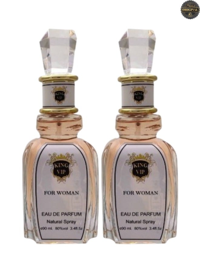 كينج 2 قطع عطر كنج في اي بي 100مل - Image 1