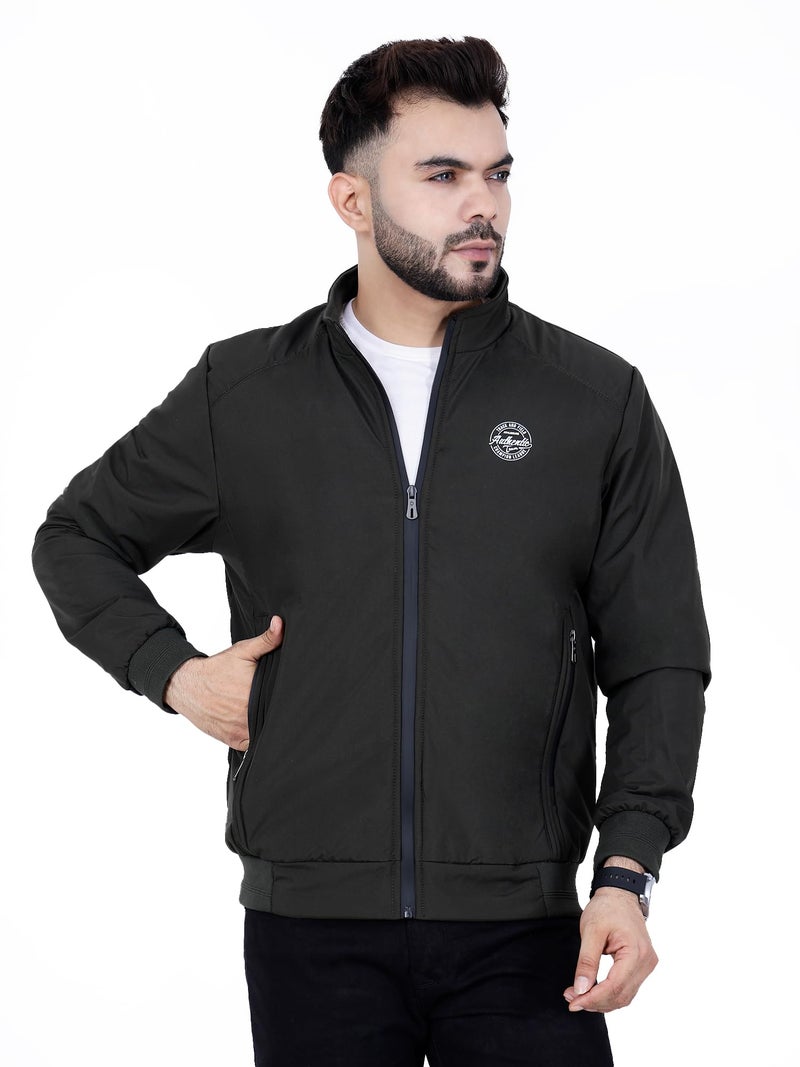 Dollar Dolllar Jackets for Men Stylish latest Casual Zipper Bomber Winter Jacket Full Sleeve Water Resistant Jacket for Men Non Reversible - Image 2