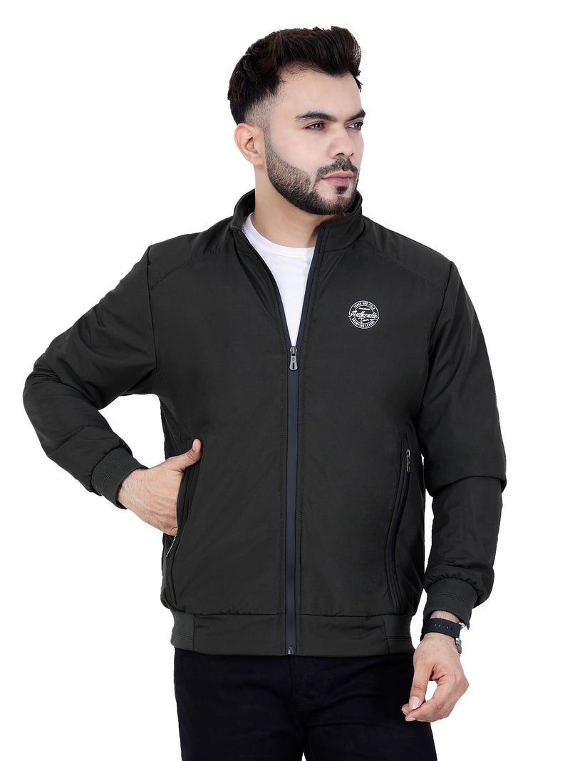 Dollar Dolllar Jackets for Men Stylish latest Casual Zipper Bomber Winter Jacket Full Sleeve Water Resistant Jacket for Men Non Reversible - Image 1