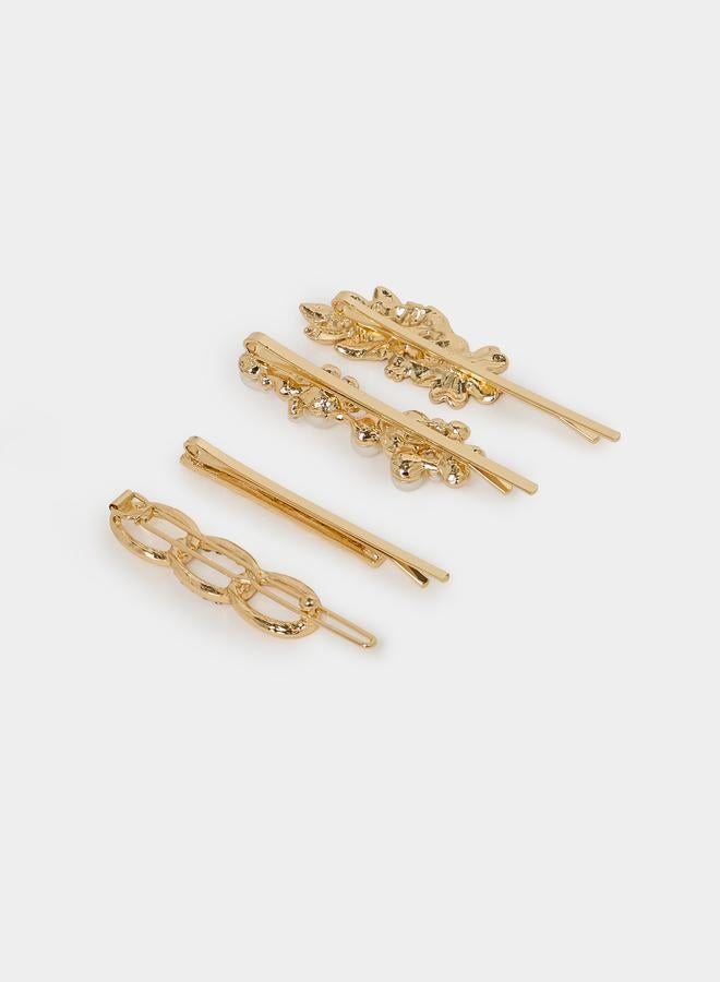 Styli Pack of 4 - Embellished Hair Pin - Image 2