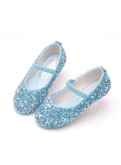 Generic Girls leather shoes soft sole crystal shoes little girl princess shoes performance stage shoes  - Image 2