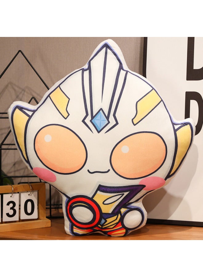 Cartoon Cute Ultraman Q Version Doll Doll Pillow Cushion Children's Birthday Gift Sofa Pillow Cushion-Color:Litga-Height:40*30 - Image 1