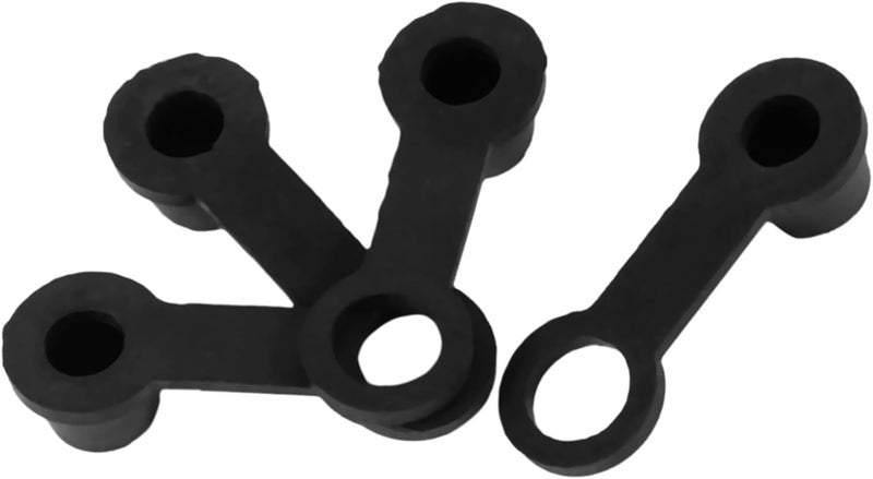Brake Bleeder, Brake Bleeder Screw Black Rubber Brake Bleed Nipple Grease Dust Cover 8Mm Motorcycle Motorbike 4Pcs, Zerk Fitting Fits Most 8Mm Bleed Screw Applications On Cars And Motorcycles - Image 5
