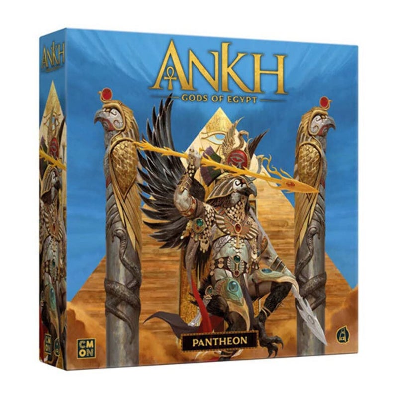 CMON Ankh Gods of Egypt Board Game Pantheon EXPANSION - Expand Your Divine Dominion, Strategy Game for Kids and Adults, Ages 14+, 2-5 Players, 90 Minute Playtime, Made by CMON