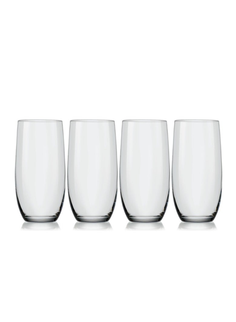 Crystalex Highball Glass Swing 420ml, Crystalline (Pack of 4) - Image 1
