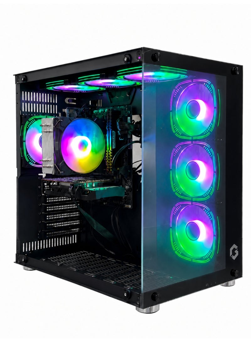 بيسي كمبيوترالعاب تجميعة احترافية – معالج I5 11400F – بطاقة رسومات نيفيديا جيفورس  GTX1650 4GB DDR6 - ذاكرة عشوائية 16GB 3200 ميجابايت – لوحة الام H510M   - مع نظام تشغيل ويندوز 11 برو