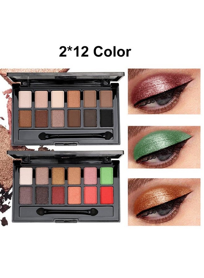 KAVCENT Makeup Kits Makeup Set Makeup Kit For Women Full Kit Makeup Sets For Teens Teenagers Eyeshadow Palettelip Glossfoundationmascaraeyelinercontour Stickmakeup Brushescosmetic Bag - Image 4