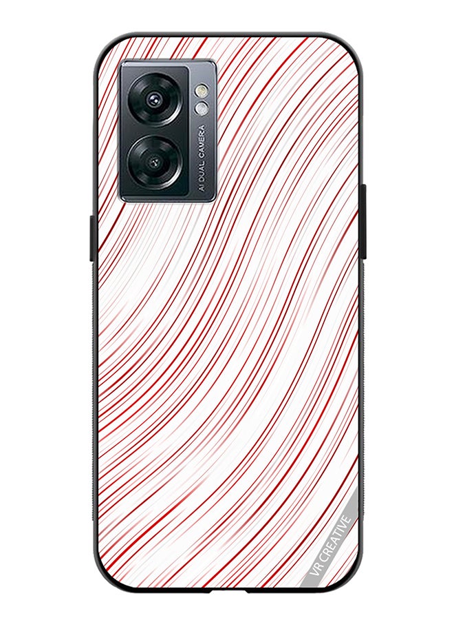 VR CREATIVE Protective Case Cover For Oppo A57 5G Strips Design Multicolour - Image 1