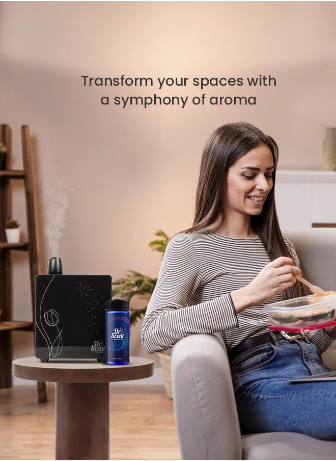 Dr Scent Breeze of Joy, Diffuser Aroma Leather Feel the Distinctive Notes of dry wood, juniper berries, and mate, with a hint of amber. (170ml)  - Image 4