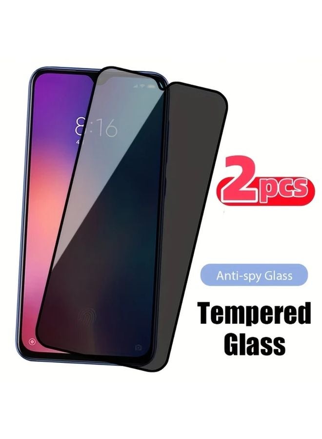 2pcs Tempered Glass Privacy Screen Protector for Galaxy A02 A02S A03 A25 A32 A31 A22 A23 5G A15 A12 A42 A70S - Image 1